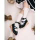 Sheep Puff Vintage Polka Dot Platform Shoes(Reservation/4 Colours/Full Payment Without Shipping)